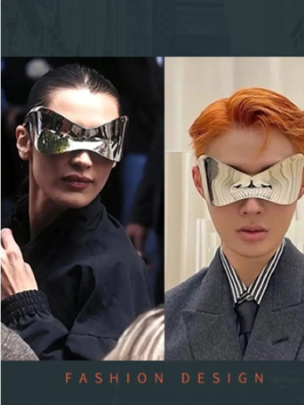 Oversized Futuristic Sunglasses
